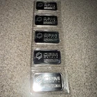 5- OPM Metals 1oz Silver Bars .999+