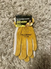 Tillman 1414M Drivers Gloves Top Grain Cowhide Unlined Premium Size M