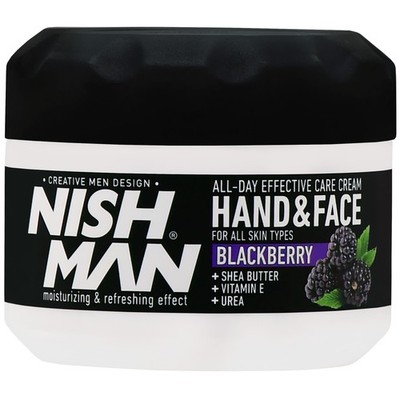 Nishman Hand & Face Cream Blackberry 300 ml Feuchtigkeitscreme