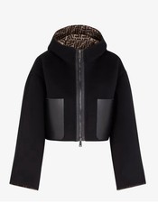 Fendi Reversible Jacket Black wool jacket