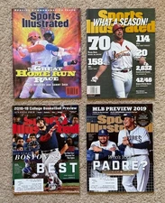 WoW! LOT (4) Sports Illustrated BASEBALL 1998+ SOSA! McGWIRE! BOSTON! SAN DIEGO!