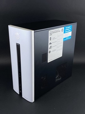 HP Pavilion 550-047c Slim Tower Desktop PC Case Chassis Empty with DVD-RW Drive