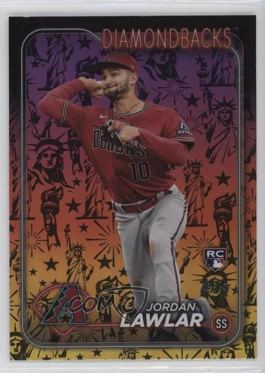 2024 Topps Series 2 Statue of Liberty Jordan Lawlar #451 Rookie RC