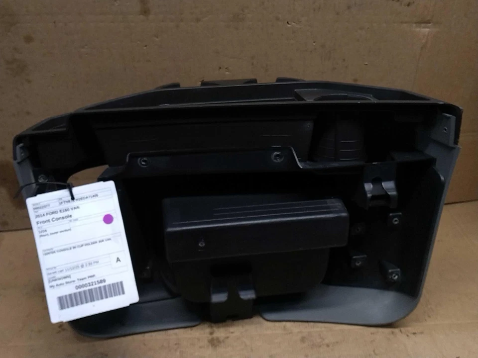 2014 Ford E150 Van Center Console with Cup Holder - OEM White - 350K Miles - Imagem 2 de 4