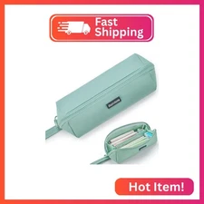 Ralnitote Large Pencil Case with 180° Open Design, Big Capacity Pen Bag for Girl