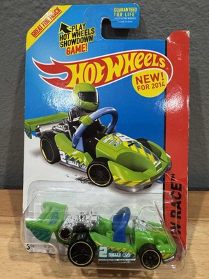 Hot Wheels 2014 HW Race LET'S GO #165 Green