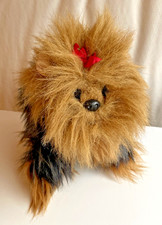 Realistic TY Yorkie Yorkshire Terrier Plush 1990 Stuff Animal 13" Vintage