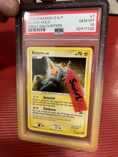 2008 Pokemon D&P Great Encounters # 7 Rotom Holo GEM PSA 10 Pop 44 🌀Swirled up
