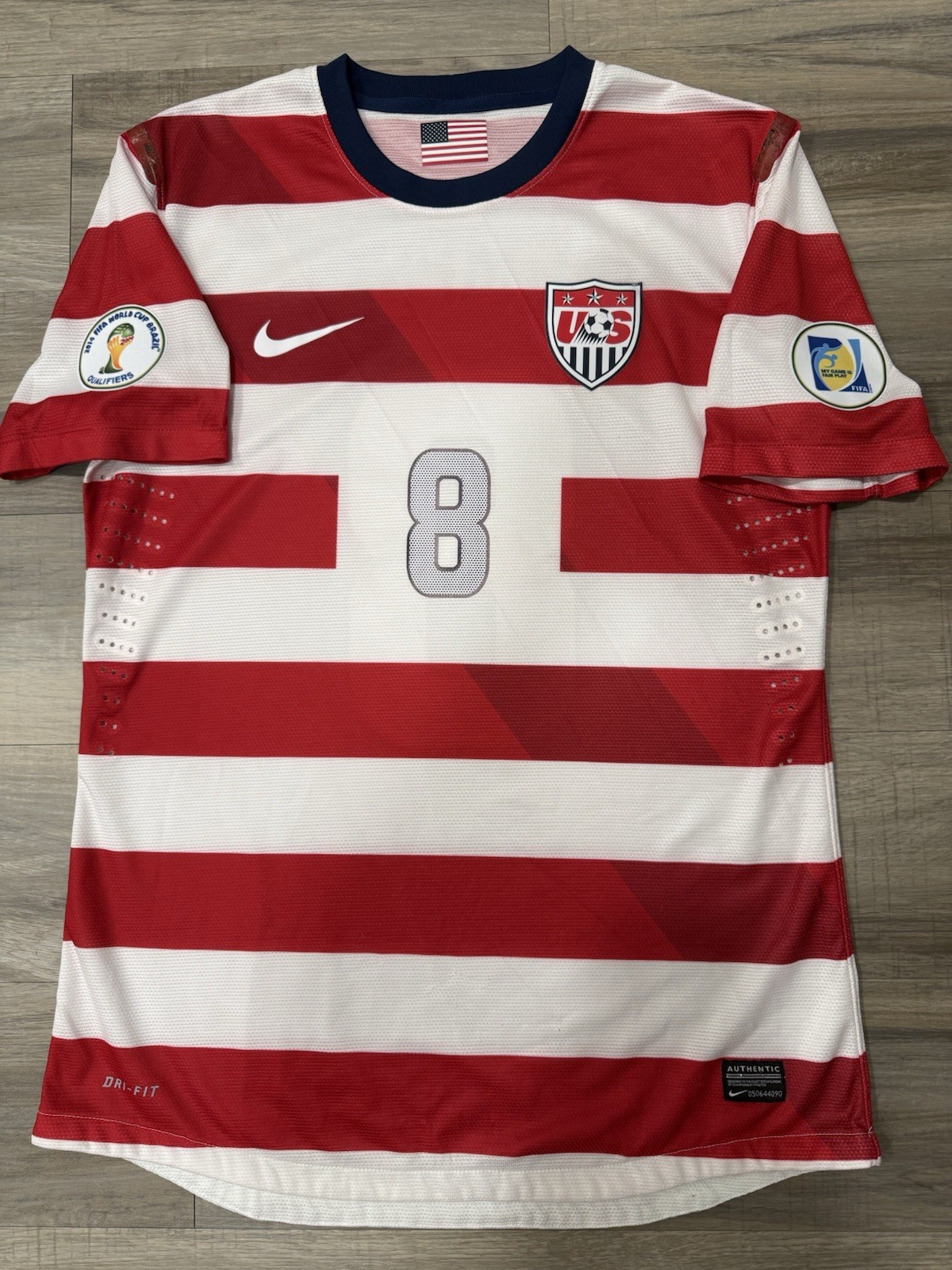 Authentic 2013 Nike Team USA USMNT Waldo Player Version Dempsey Jersey Kit *READ