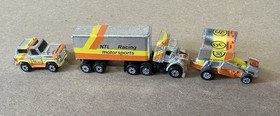 Mixed Lot of 3 Chrome Racing Micro Machine Vehicles - Cars, Trucks Galoob
