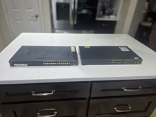 Lot Of 2 Cisco WS-C2960 24PC-L V01 24-Port Managed Switches