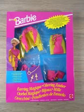 Vintage Fashion for Barbie Doll Earring Magic Fashion Mattel #4525 1992 Original Box (22381)