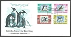BAT - British Antarctic Territory 1977 Penguins #72-5 FDC First Day Cover