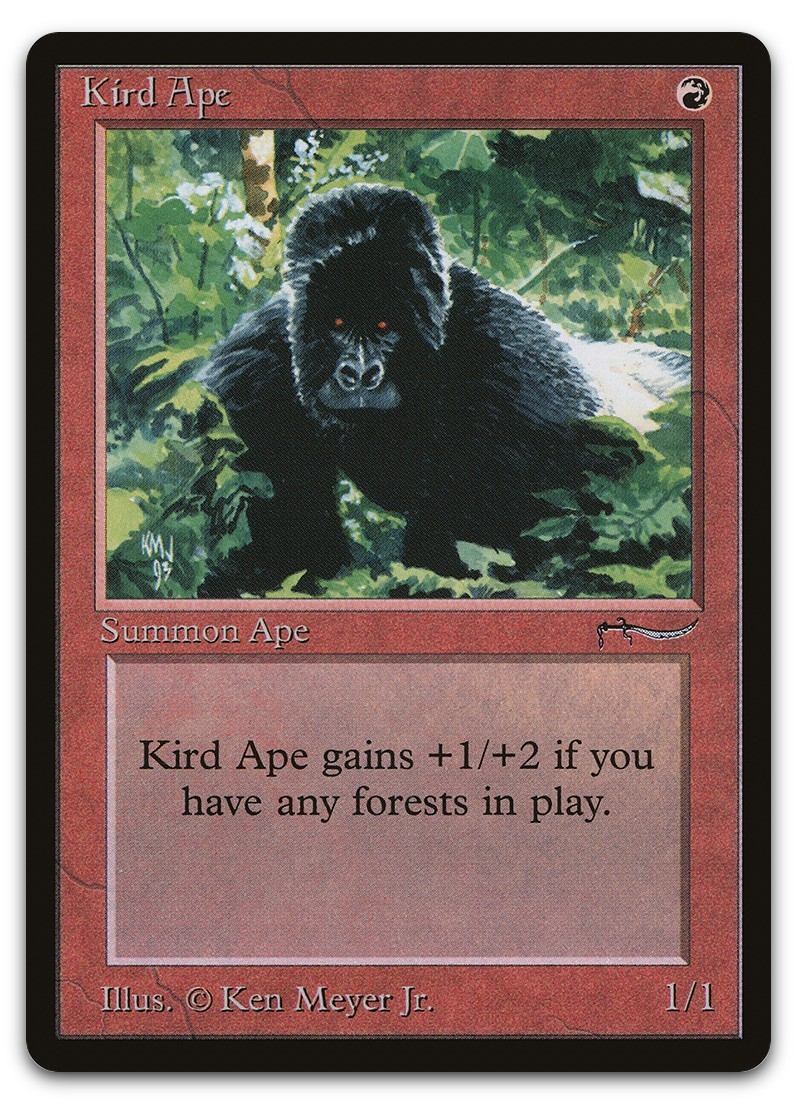 Kird Ape (NM) Arabian Nights ARN Magic MTG