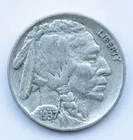 1937 - Philadelphia Buffalo Nickel