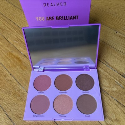 Real Her RealHer You Are Brilliant Pro Blush Palette 6 Shades  New In Box