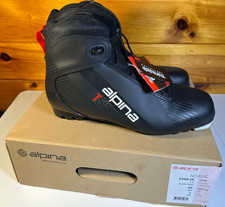 Alpina T5 Cross Country Nordic Ski Boots Men's Size US 11 Black Red NNN NEW
