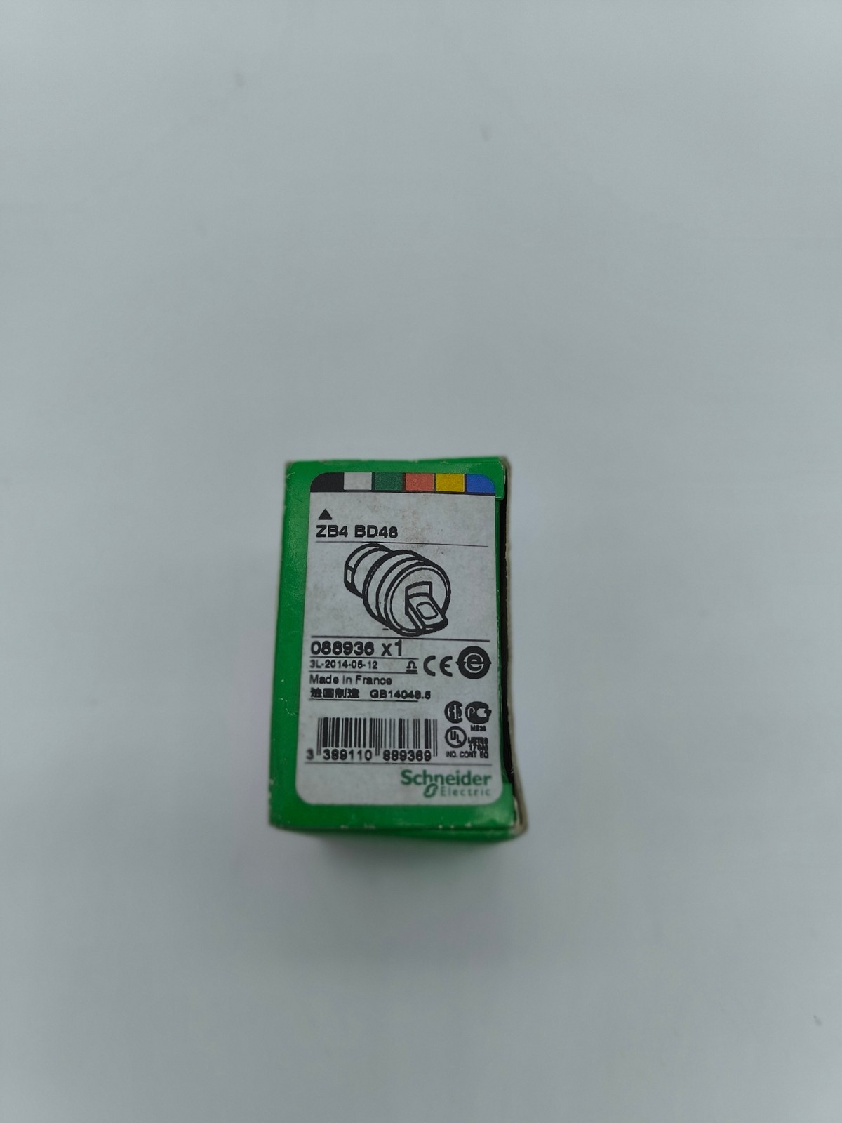 Pushbutton drive ZB4 BD48 bistable ZB4 BD48 1 piece