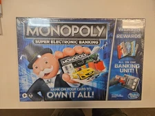 Monopoly Super Electronic Banking Board Game – Hasbro – New Sealed