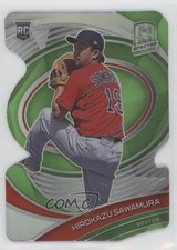 2021 Panini Spectra Rookies Neon Green Prizm Die-Cut 3/25 Hirokazu Sawamura 0wp8