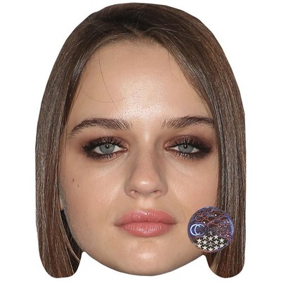Joey King Promi Maske, flaches Kartengesicht, Kostüm Maske
