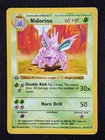 Nidorino 37/102 - Base Set 1st Edition - MP - Pokemon Card