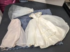 Vintage Barbie BRIDE'S DREAM #947 Wedding Gown Veil Japan 1960s Doll Dress Lot