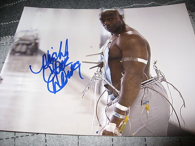 MICHAEL CLARKE DUNCAN SIGNED AUTOGRAPH 8x10 PHOTO THE ISLAND PROMO IN PERSON D