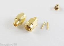 20pcs SMA Male Plug Solder For Semi-Rigid RG402 0.141" Cable RF Connector
