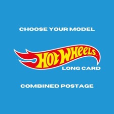Hot Wheels 1:64 Diecast Model Cars LONG CARD - Choose your Model