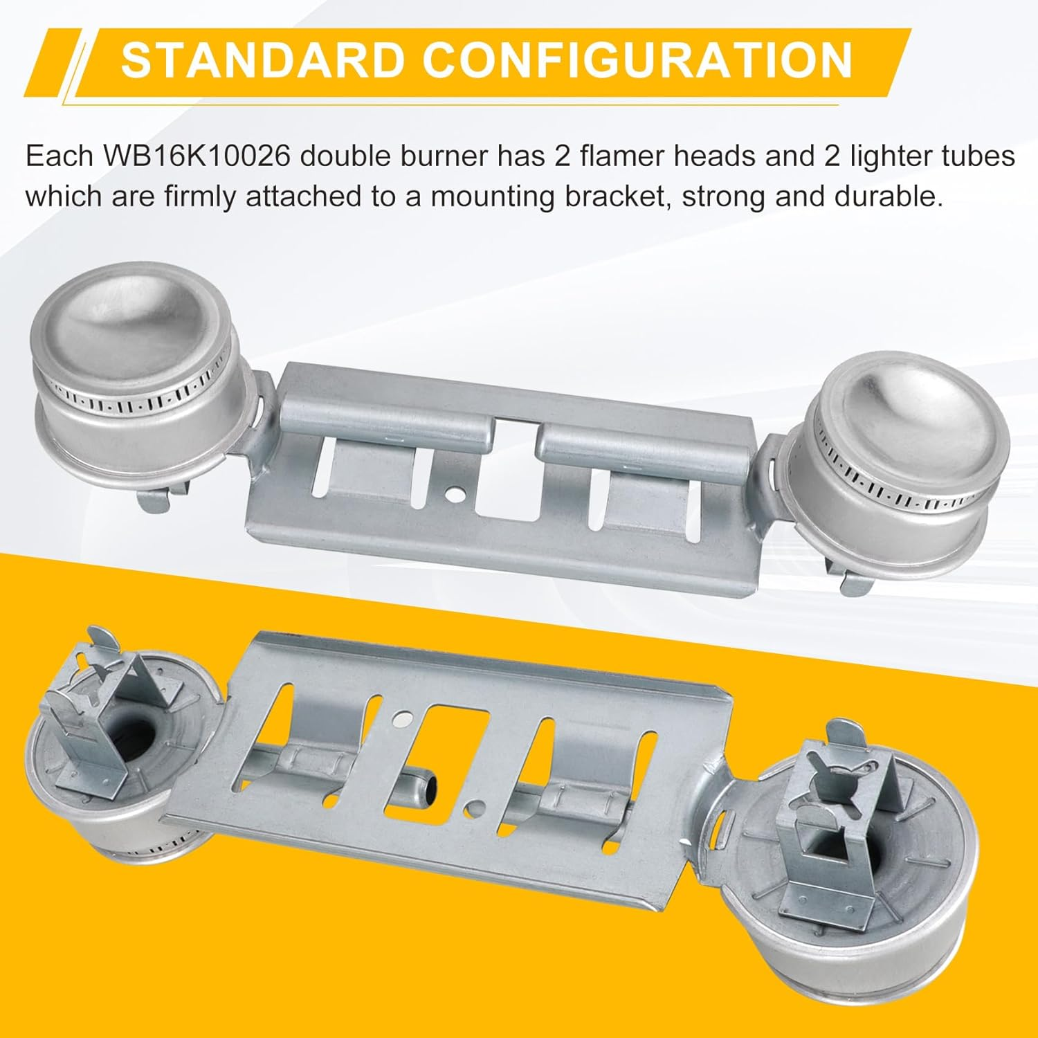 WB16K10026(2PACK)GasStoveTopDoubleBurnerforGEAP2633210PS232404WB29K