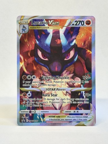 Lucario VSTAR SWSH291 Full Art Promo - Pokemon TCG Crown Zenith - Near Mint