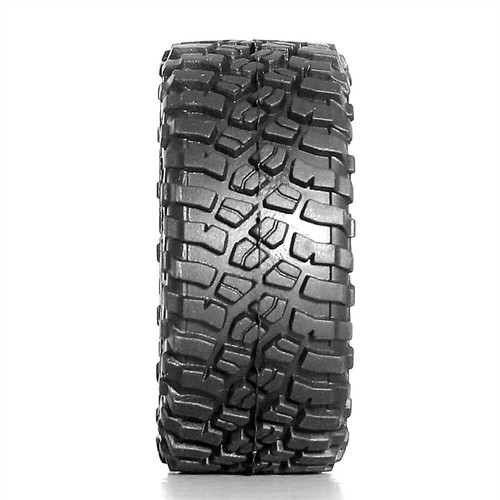 1.0 Brass Beadlock Wheels Tires for 1/18 TRX4M 1/24 Axial SCX24 Upgrade Parts - Picture 7 of 8