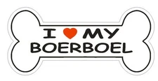 Love My Boerboel Bumper Sticker or Helmet Sticker D1154 Dog Pet Lover