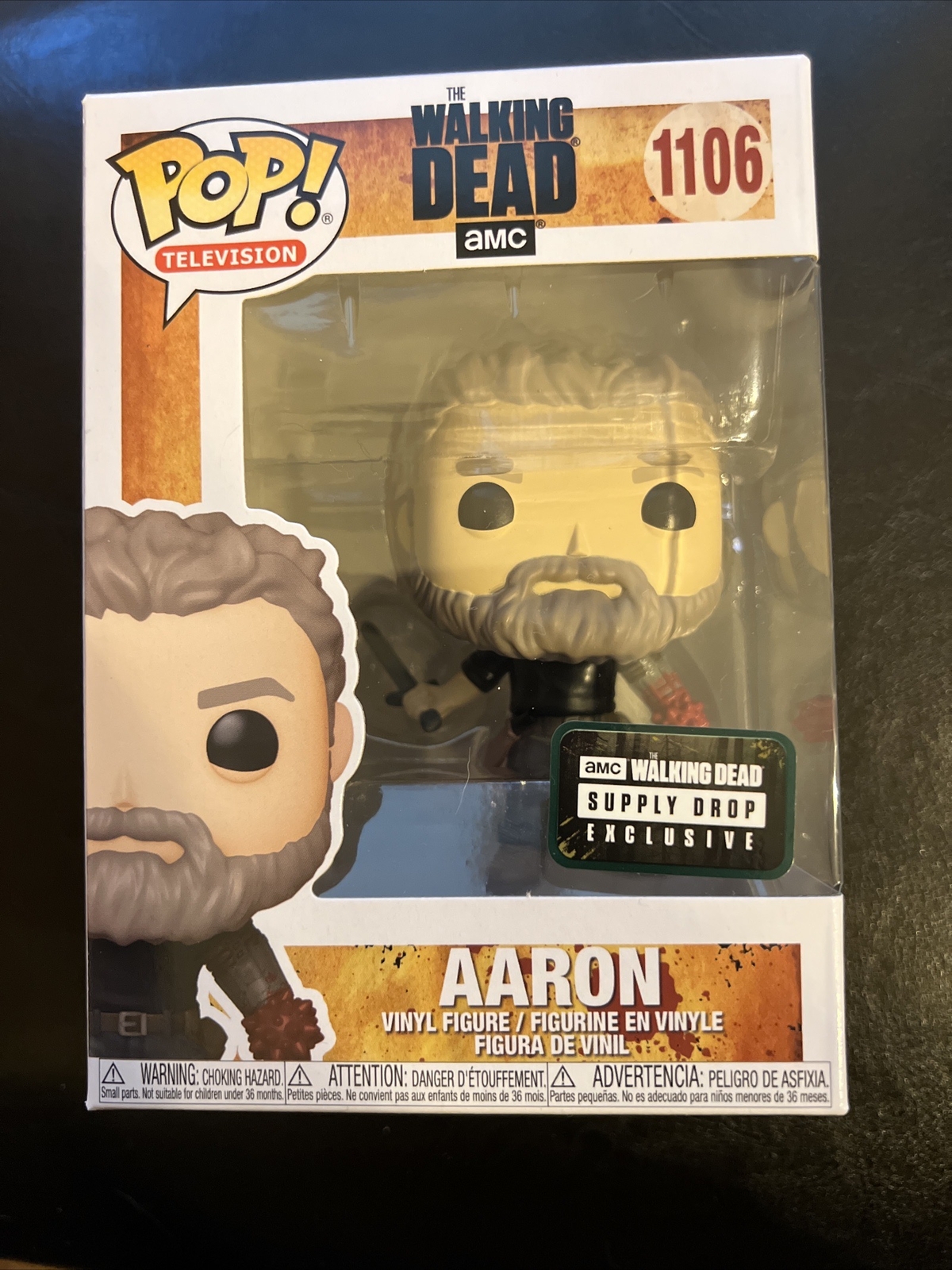 Amc The Walking Dead Aaron 1106 Supply Drop Exclusive Funko Pop Ovp