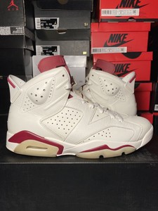 retro 6 maroon