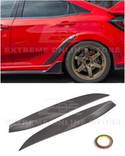 For 17-21 Civic Type-R FK8 VRS CARBON FIBER Rear Door Fender Side Wheel Trim