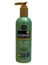 ShiKai Borage Therapy Dry Skin Lotion Unscented 8 oz Moisturizer USA Made