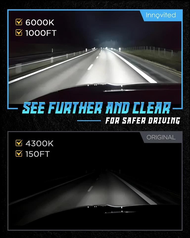 2x D4S HID Xenón Repuesto OEM Faros Lámpara Bombillas 5000K 6000K 8000K 10000K Foto 3 de 4