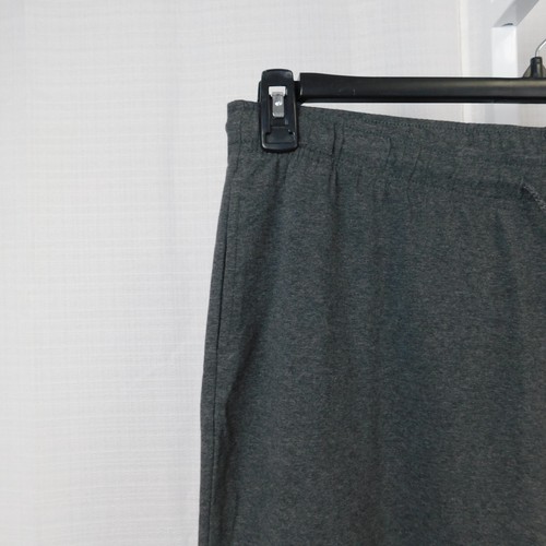 Karen Scott Sport Wide Leg Drawstring Stretch Sweatpants Gray Large #2441 - Picture 3 of 6