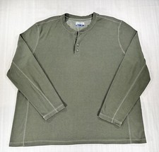 Magellan Outdoors Sweater Men's Green Size 3XL Classic Fit 1/4 Button 2428