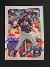 ⚾ 2021 Topps Chrome Baseball Refractor Parallel Base Card #141 Yordan ALVAREZ ⚾