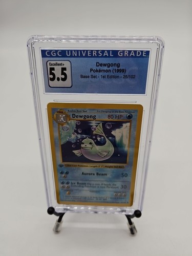 Dewgong (1st Edition) graded CGC 5.5 for sale on eBay