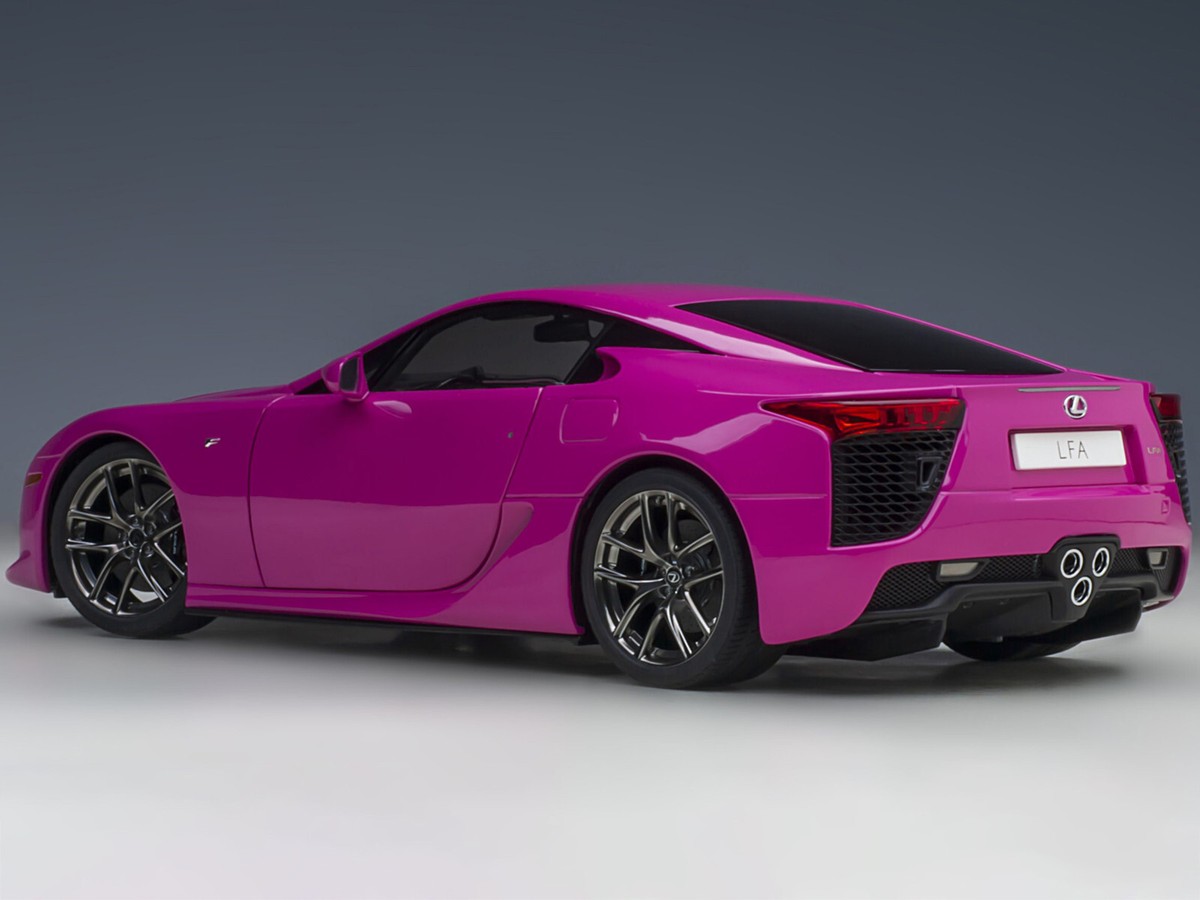 LEXUS LFA PASSIONATE PINK 1/18 MODEL CAR BY AUTOART 78859 | eBay