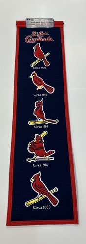 St. Louis Cardinals MLB Winning Streak Embroidered Heritage Banner ...