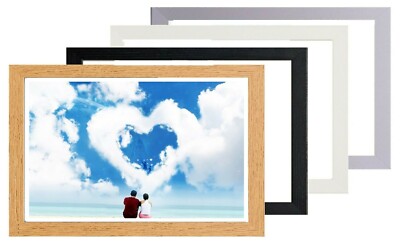 Maxirahmen Acrylglas Fotorahmen Bilderrahmen weiß silber schwarz