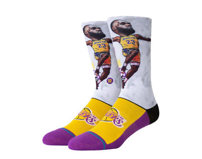 Stance Casual NBA Lebron James LBJ Big Head Multi Crew Socks A548A20LEB-MUL 