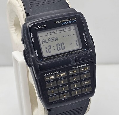 Casio Telememo 30 Data Bank DBC-30 Calculator 1253 Digital Vintage