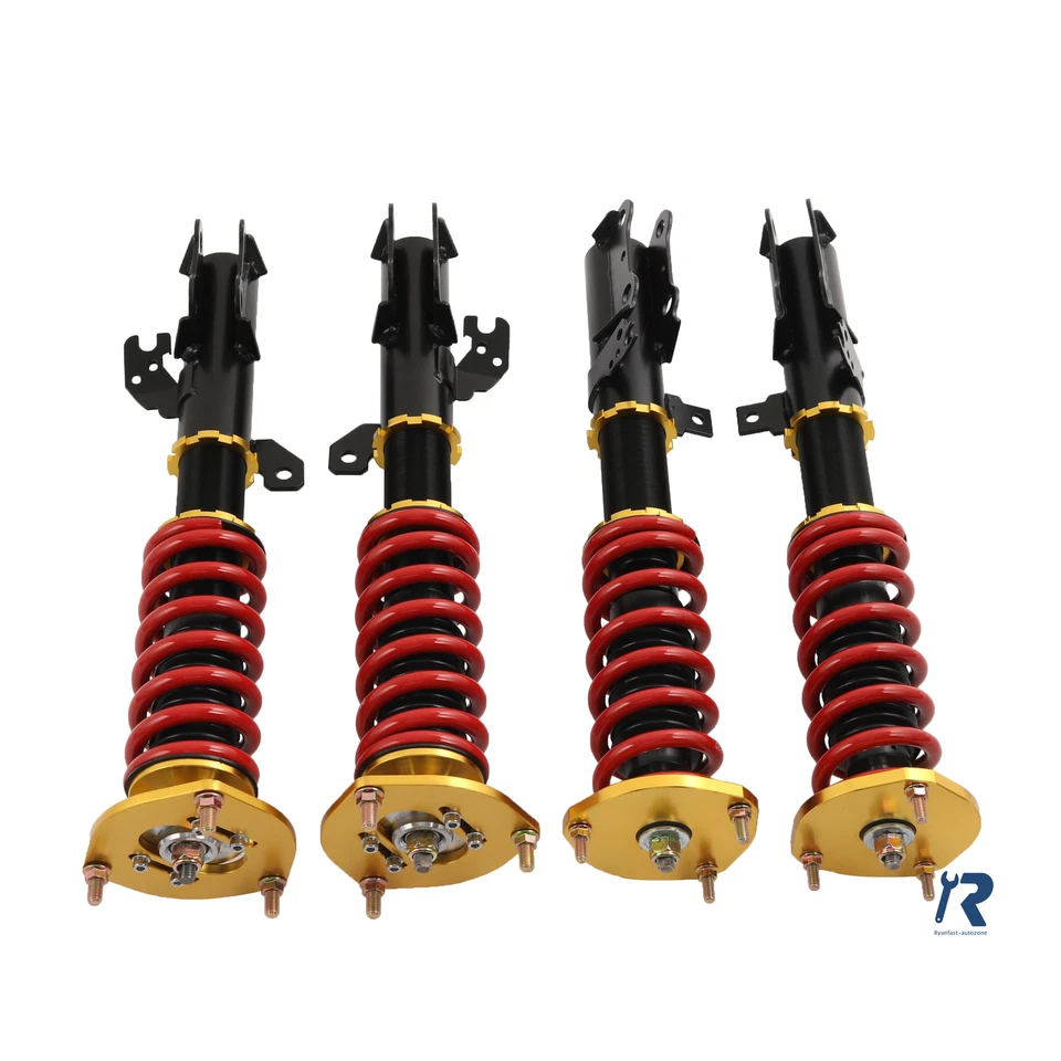Kits de suspensión Coilovers ajustables Amortiguadores de puntales de altura aptos para Toyota 2007-2011 Foto 4 de 4