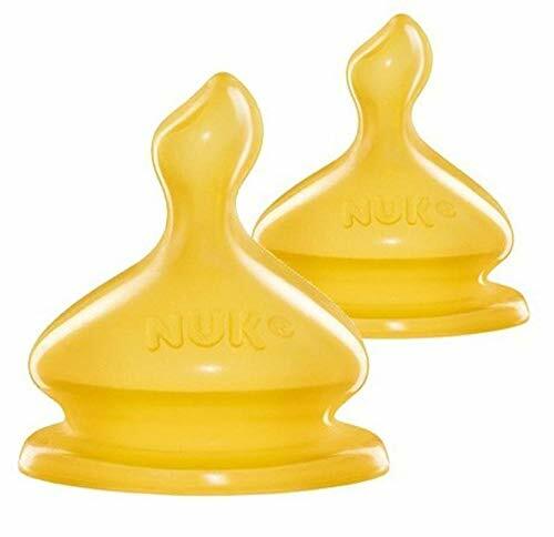 NUK First Choice Baby Bottle Teat, 6-18 Months, Latex with Large Feed Hole, Ant - Picture 2 of 3